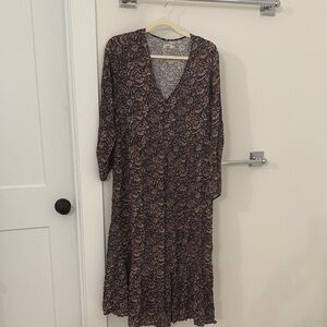 Faherty V-Neck Maxi Dress